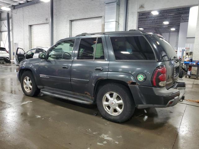 1GNDS13S742375996 - 2004 CHEVROLET TRAILBLAZE LS GRAY photo 2