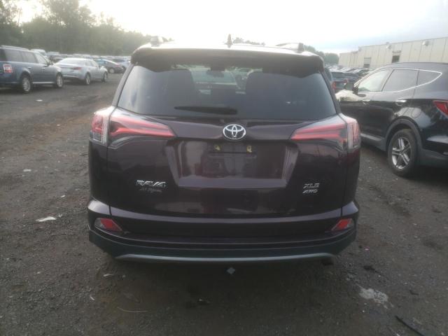 2T3RFREV4HW646650 - 2017 TOYOTA RAV4 XLE PURPLE photo 6