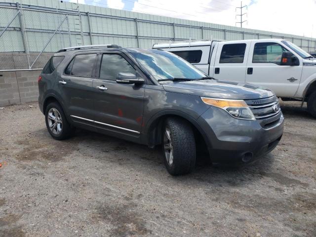 1FM5K7F8XFGB19384 - 2015 FORD EXPLORER LIMITED CHARCOAL photo 4