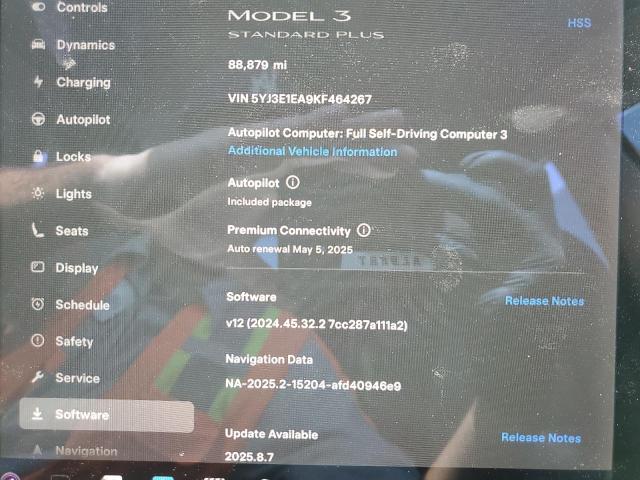 5YJ3E1EA9KF464267 - 2019 TESLA MODEL 3 GREEN photo 9