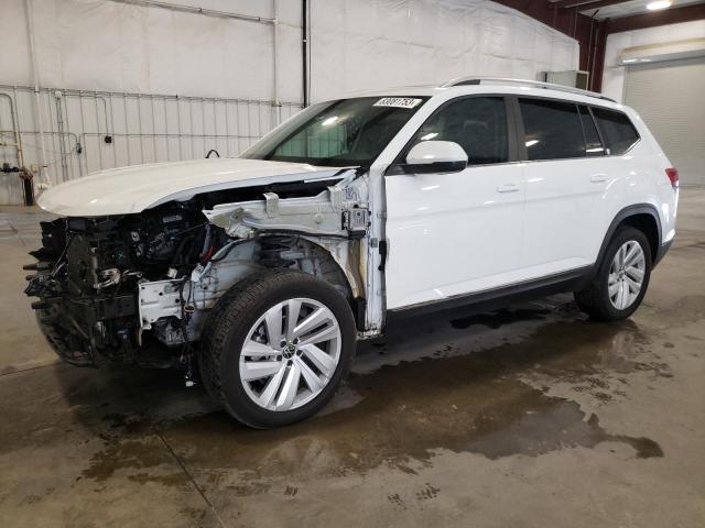 1V2BR2CA3MC597128 - 2021 VOLKSWAGEN ATLAS SEL WHITE photo 1