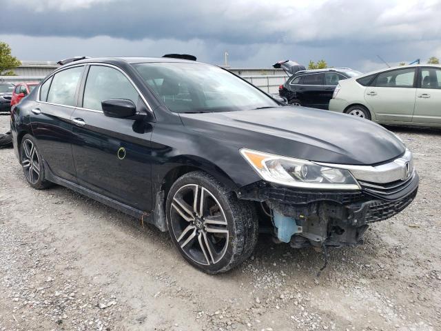 1HGCR2F52HA110525 - 2017 HONDA ACCORD SPORT BLACK photo 4