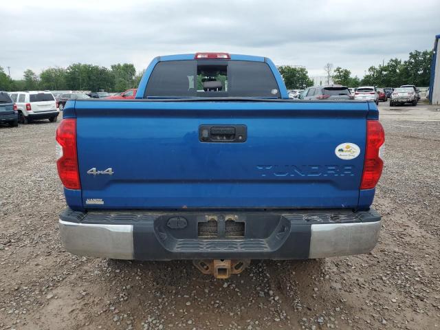 5TFUM5F11GX067758 - 2016 TOYOTA TUNDRA DOUBLE CAB SR/SR5 BLUE photo 6
