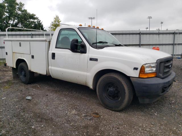 1FDSF34S11EB32348 - 2001 FORD F350 SRW SUPER DUTY WHITE photo 4