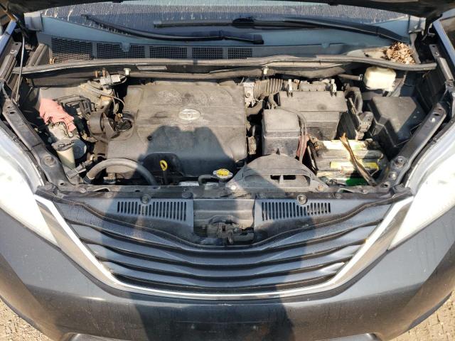 5TDKK3DC8BS056891 - 2011 TOYOTA SIENNA LE BLACK photo 12