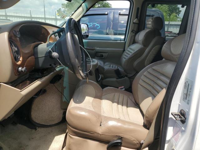 1FDRE14L23HA05933 - 2003 FORD ECONOLINE E150 VAN Dwukolorowy zdjęcie 7