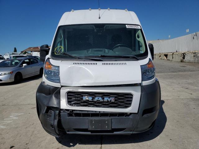 3C6TRVDG3KE517446 - 2019 RAM PROMASTER 2500 HIGH WHITE photo 5