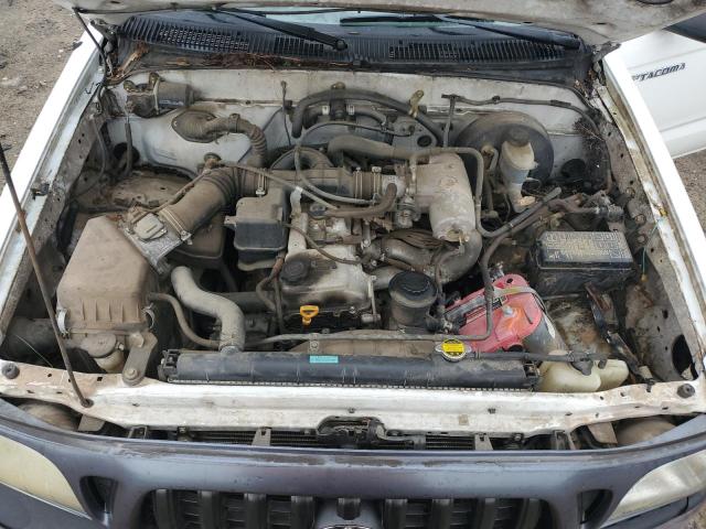 5TENL42N72Z122435 - 2002 TOYOTA TACCOMA WHITE photo 11