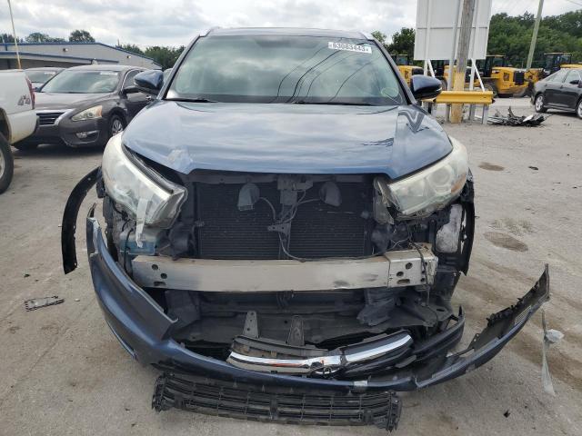 5TDJKRFH9GS230000 - 2016 TOYOTA HIGHLANDER XLE BLUE photo 5
