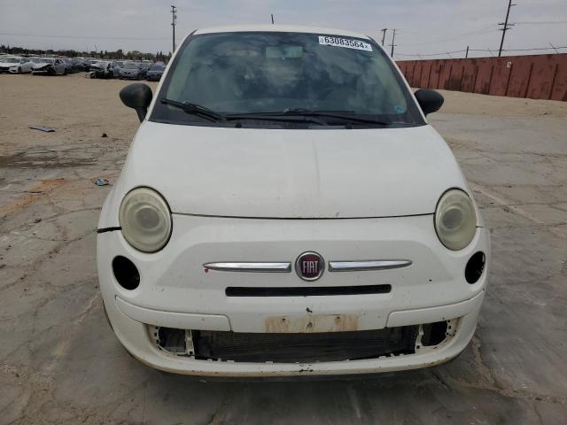 3C3CFFARXCT112506 - 2012 FIAT 500 POP WHITE photo 5