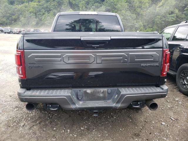 1FTFW1RGXJFC37639 - 2018 FORD F150 RAPTOR BLACK photo 6