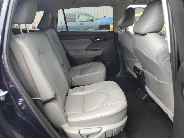 5TDHZRBH8MS096821 - 2021 TOYOTA HIGHLANDER XLE BLUE photo 10