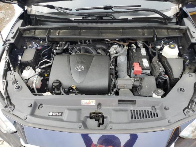 5TDHZRBH8MS096821 - 2021 TOYOTA HIGHLANDER XLE BLUE photo 11