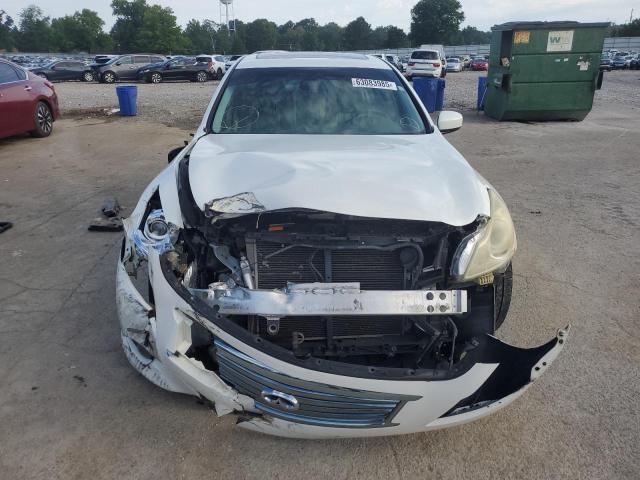 JN1CV6AP2CM621284 - 2012 INFINITI G37 BASE WHITE photo 5