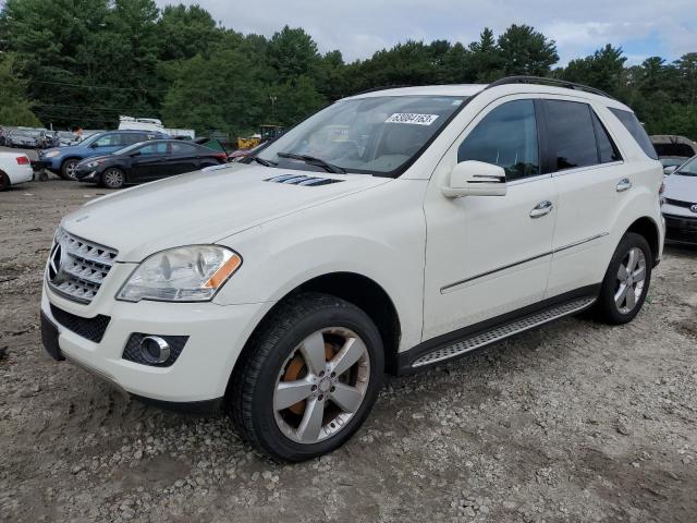 4JGBB8GB2BA641720 - 2011 MERCEDES-BENZ ML 350 4MATIC WHITE photo 1