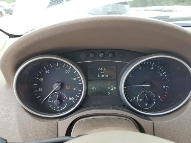 4JGBB8GB2BA641720 - 2011 MERCEDES-BENZ ML 350 4MATIC WHITE photo 9