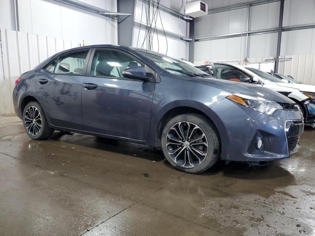 2T1BURHE2FC297661 - 2015 TOYOTA COROLLA L BLUE photo 4