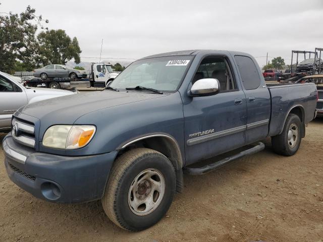 5TBRU34185S448970 - 2005 TOYOTA TUNDRA ACCESS CAB SR5 BLUE photo 1