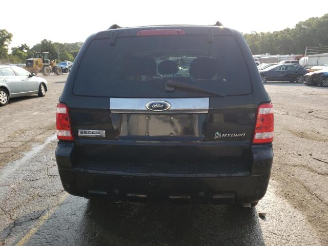 1FMCU49339KC35396 - 2009 FORD ESCAPE HYBRID BLACK photo 6