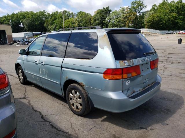 5FNRL18663B112322 - 2003 HONDA ODYSSEY EX TEAL photo 2