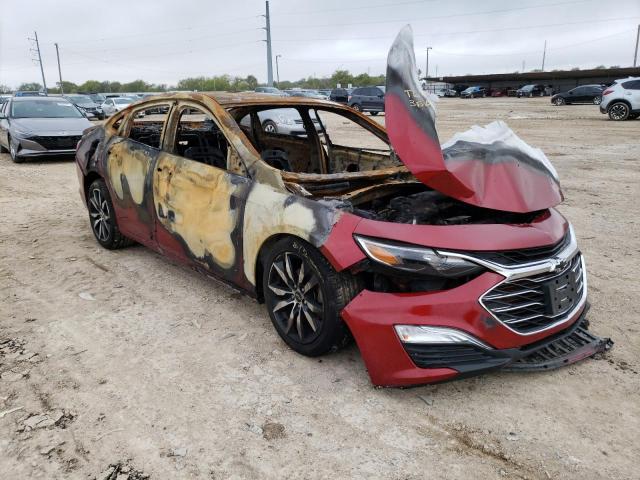 1G1ZG5ST9MF028611 - 2021 CHEVROLET MALIBU RS RED photo 1