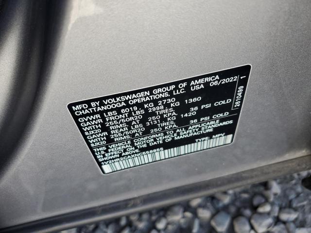 1V2HR2CAXNC558855 - 2022 VOLKSWAGEN ATLAS SE Gümüş fotoğraf 13
