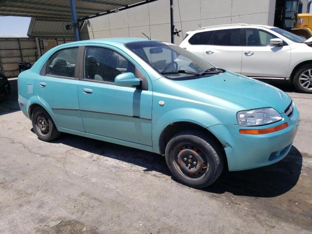 KL1TD52675B351023 - 2005 CHEVROLET AVEO BASE Turkuaz foto 4