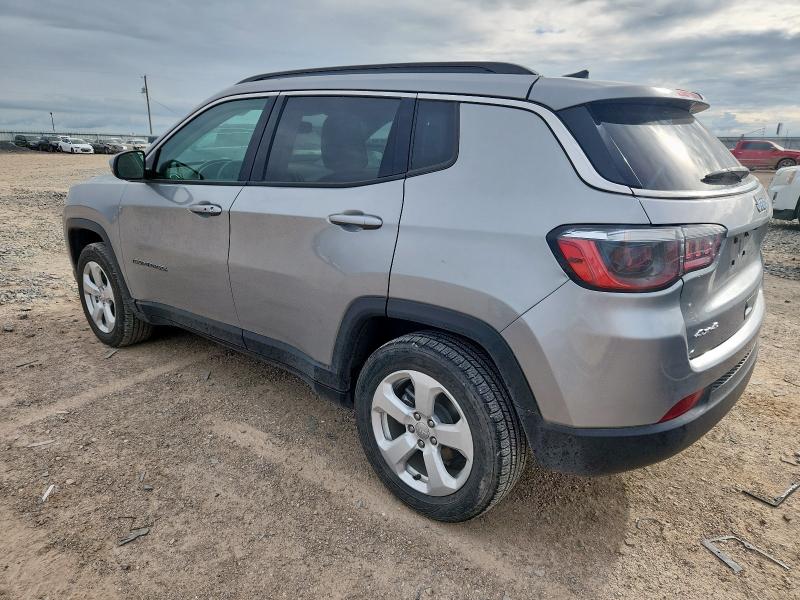 3C4NJDBB6MT580274 - 2021 JEEP COMPASS LATITUDE SILVER photo 2
