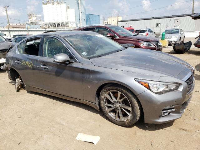 JN1BV7AR5FM420714 - 2015 INFINITI Q50 BASE GRAY photo 4