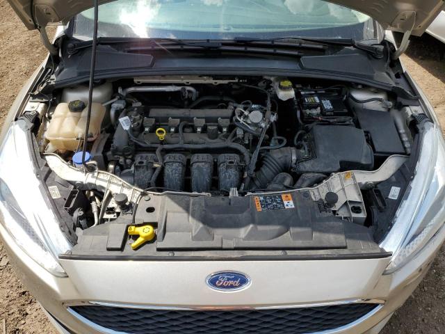 1FADP3F27HL282760 - 2017 FORD FOCUS SE GOLD photo 11