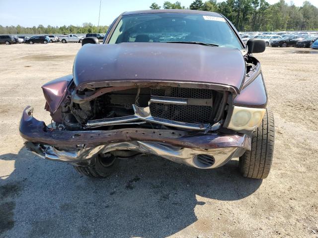 1D7HA18094J149414 - 2004 DODGE RAM 1500 S BURGUNDY photo 5