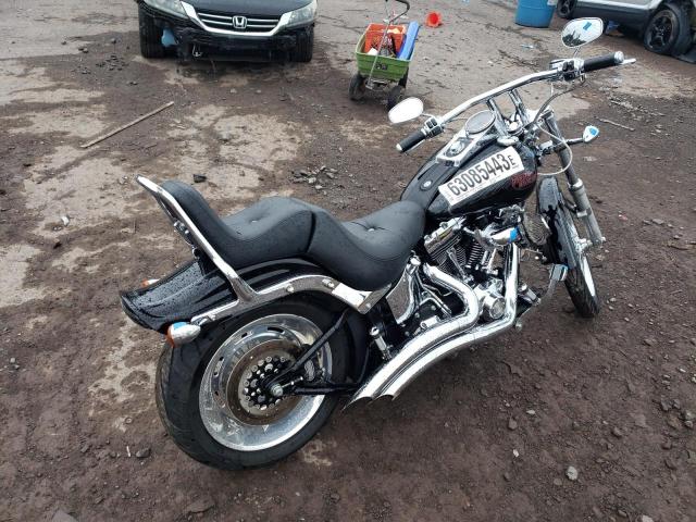 1HD1JL5127Y034133 - 2007 HARLEY-DAVIDSON FXST CUSTOM BLACK photo 4