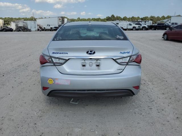 KMHEC4A47DA099126 - 2013 HYUNDAI SONATA HYBRID SILVER photo 6