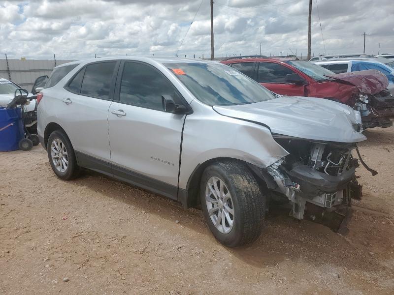 3GNAXHEV6MS104193 - 2021 CHEVROLET EQUINOX LS SILVER photo 4
