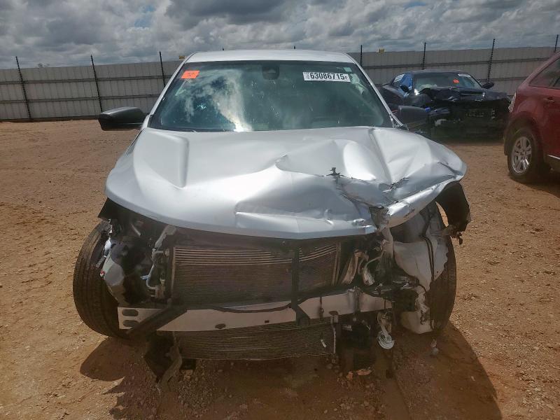 3GNAXHEV6MS104193 - 2021 CHEVROLET EQUINOX LS SILVER photo 5