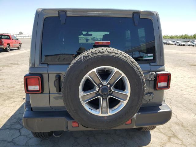 1C4HJXEN0MW837122 - 2021 JEEP WRANGLER U SAHARA GRAY photo 6