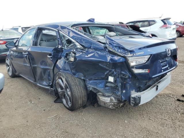 1HGCV2F97KA028165 - 2019 HONDA ACCORD TOURING BLUE photo 2