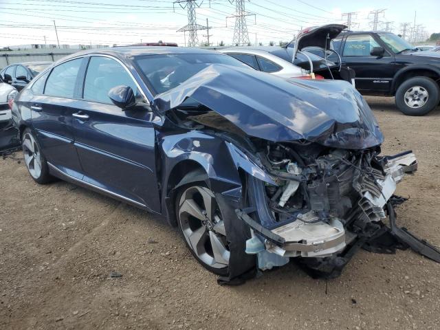 1HGCV2F97KA028165 - 2019 HONDA ACCORD TOURING BLUE photo 4