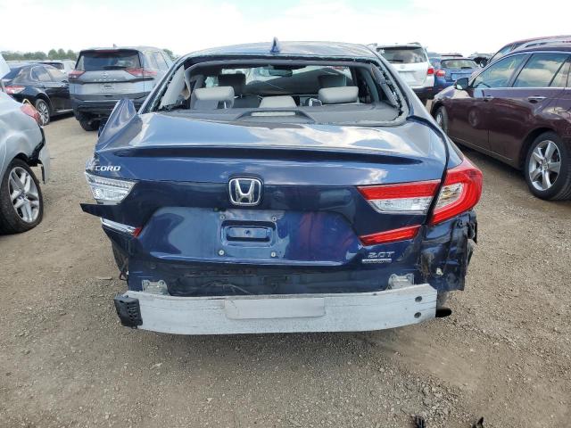 1HGCV2F97KA028165 - 2019 HONDA ACCORD TOURING BLUE photo 6
