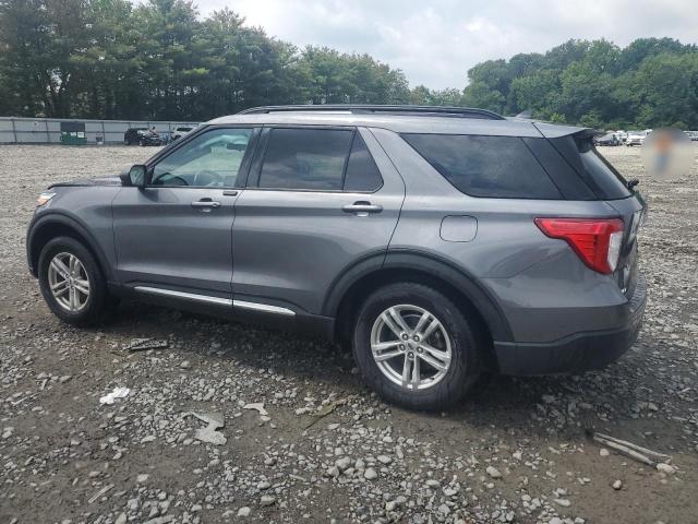1FMSK8DH7NGA19110 - 2022 FORD EXPLORER XLT GRAY photo 2