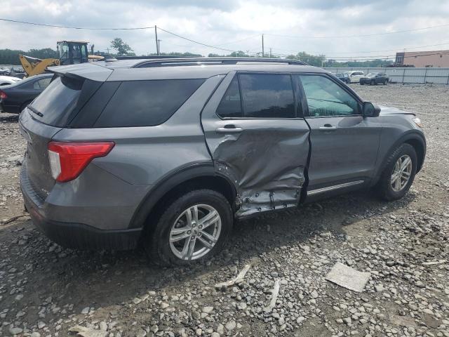 1FMSK8DH7NGA19110 - 2022 FORD EXPLORER XLT GRAY photo 3