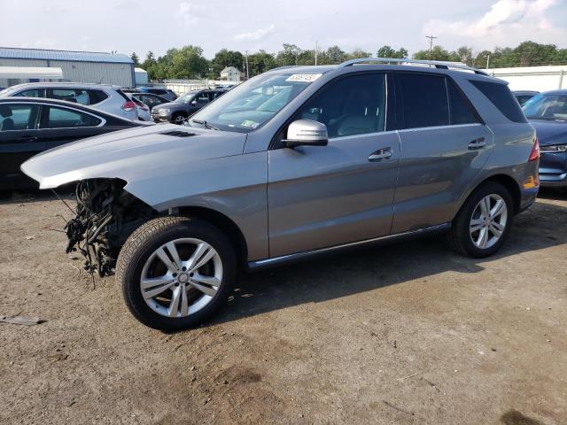 4JGDA5HB4EA375744 - 2014 MERCEDES-BENZ ML 350 4MATIC GRAY photo 1