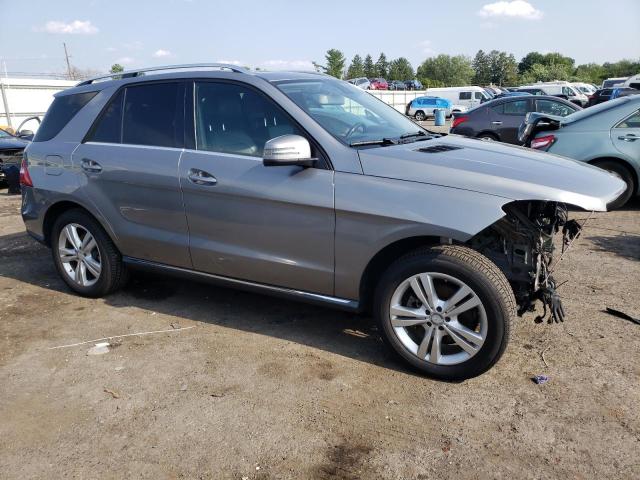4JGDA5HB4EA375744 - 2014 MERCEDES-BENZ ML 350 4MATIC GRAY photo 4