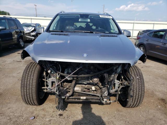 4JGDA5HB4EA375744 - 2014 MERCEDES-BENZ ML 350 4MATIC GRAY photo 5