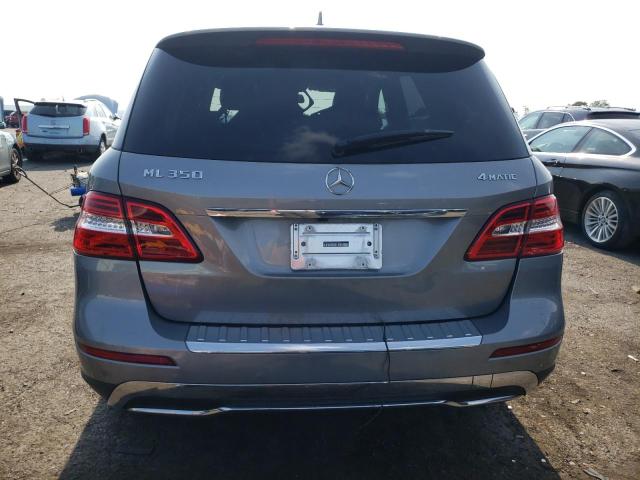 4JGDA5HB4EA375744 - 2014 MERCEDES-BENZ ML 350 4MATIC GRAY photo 6