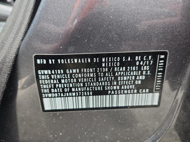 3VWDB7AJ6HM372556 - 2017 VOLKSWAGEN JETTA SE 灰色 照片 13