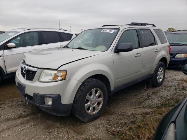 4F2CZ06G99KM01376 - 2009 MAZDA TRIBUTE S WHITE photo 1