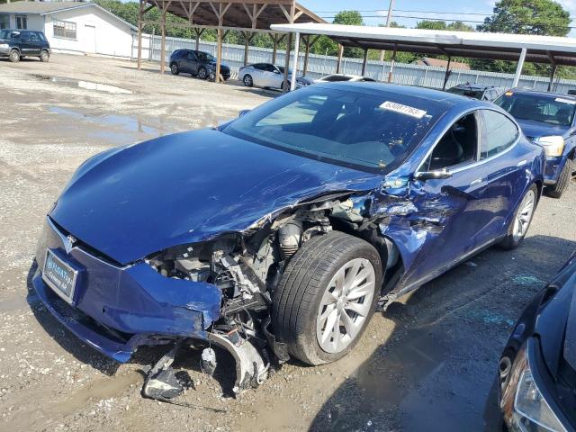 5YJSA1E22JF250624 - 2018 TESLA MODEL S BLUE photo 1