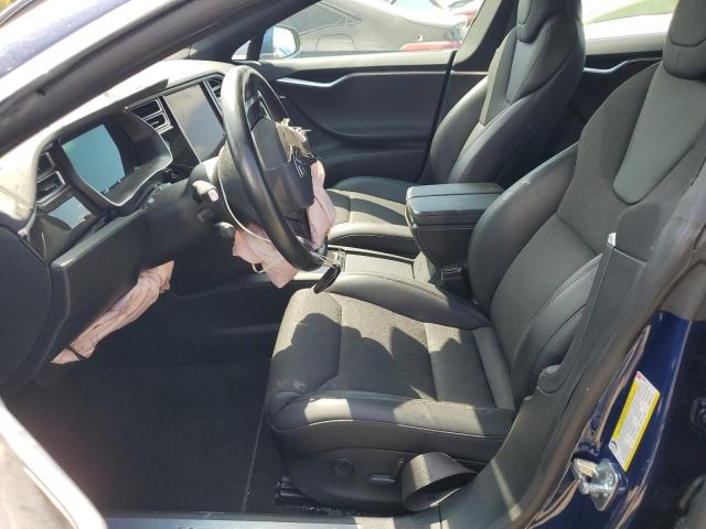 5YJSA1E22JF250624 - 2018 TESLA MODEL S BLUE photo 7