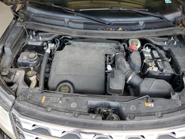 1FM5K8F89HGA77623 - 2017 FORD EXPLORER LIMITED BLACK photo 11